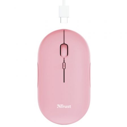 Trust Puck Ratón Inalámbrico Ambidextro Rosa Trust Puck Ratón Inalámbrico Ambidextro Rosa